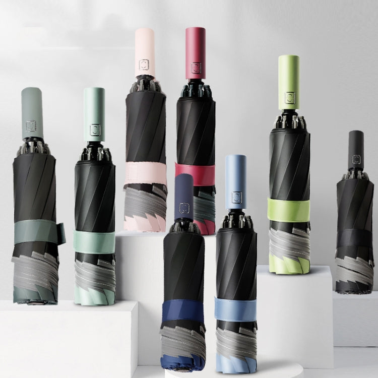 YL020 Folding Sun Umbrella Black Glue Sunscreen Anti-ultraviolet Car Special Reverse Umbrella