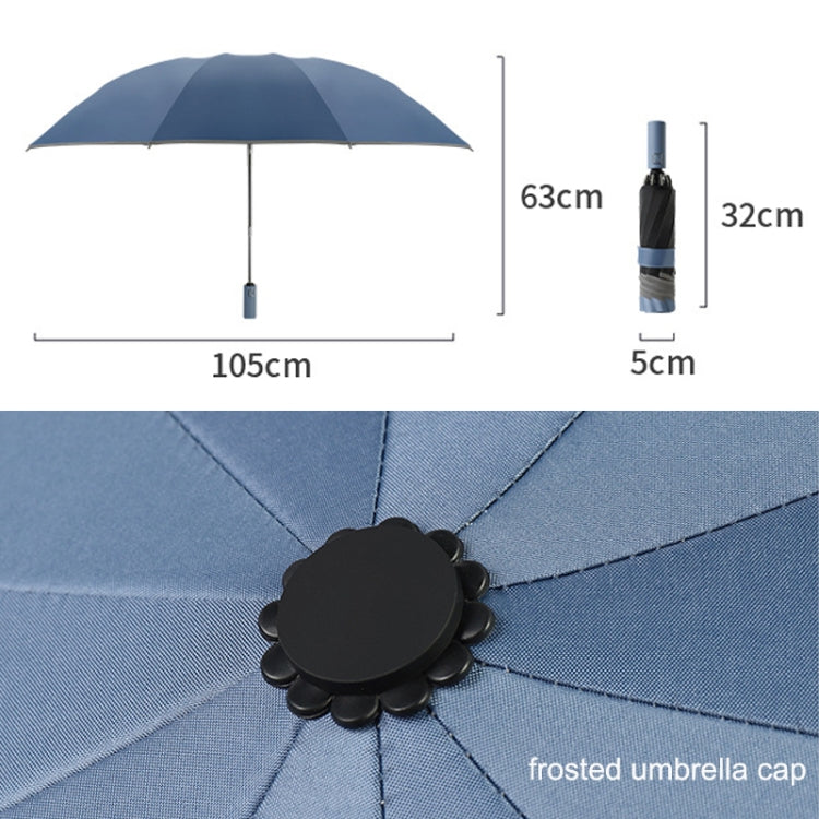 YL020 Folding Sun Umbrella Black Glue Sunscreen Anti-ultraviolet Car Special Reverse Umbrella