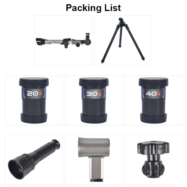 20-40 X Objective Lens Science and Education Telescope Toys