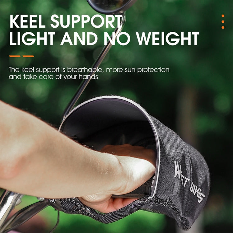 WEST BIKING Electric Vehicle Sunshade Waterproof Windproof Handle Cover