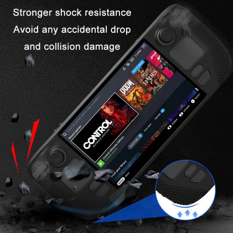 All-Inclusive Silicone Cover With Button Cap For Steam Deck