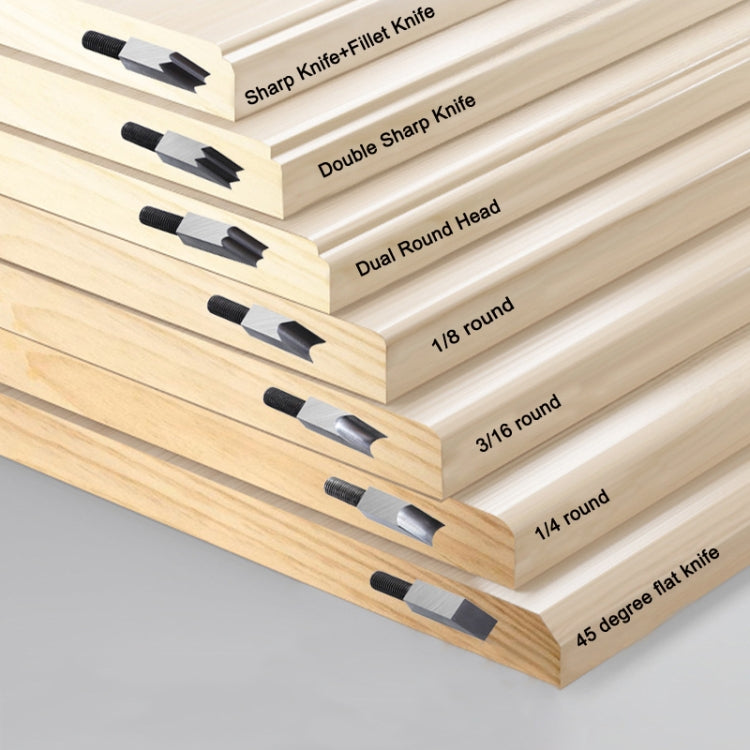 Adjustable Depth Woodworking Chamfering Planer