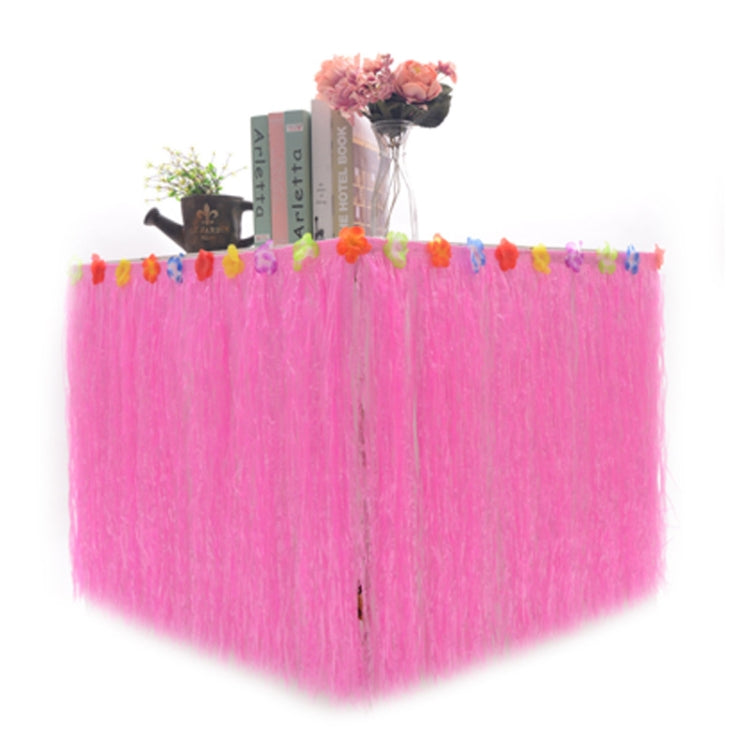 Hawaiian Table Dress Seaside Party Festive Bazaar Table Decorations