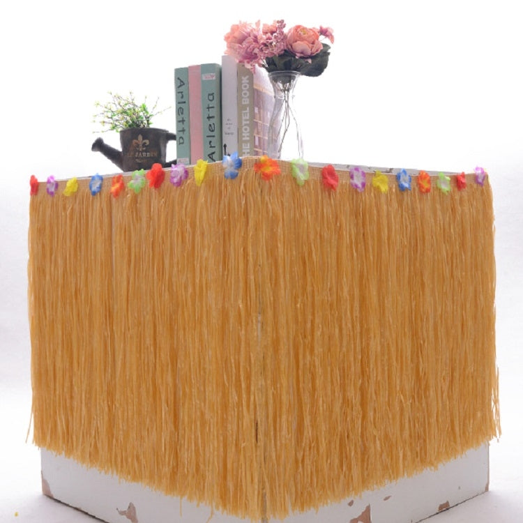 Hawaiian Table Dress Seaside Party Festive Bazaar Table Decorations