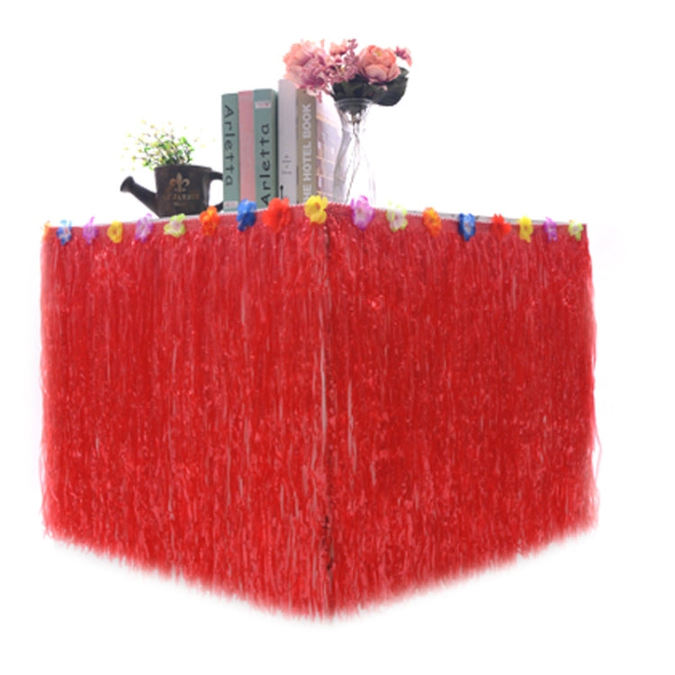 Hawaiian Table Dress Seaside Party Festive Bazaar Table Decorations