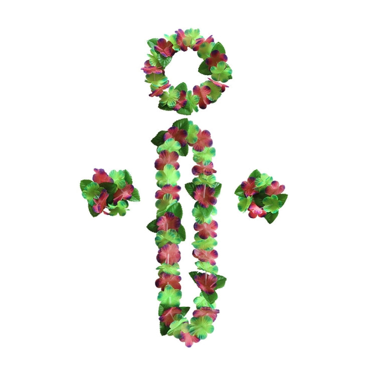 5 PCS CK-053 12-Color Petal Party Decoration Hawaiian Wreath