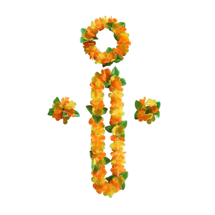 5 PCS CK-053 12-Color Petal Party Decoration Hawaiian Wreath