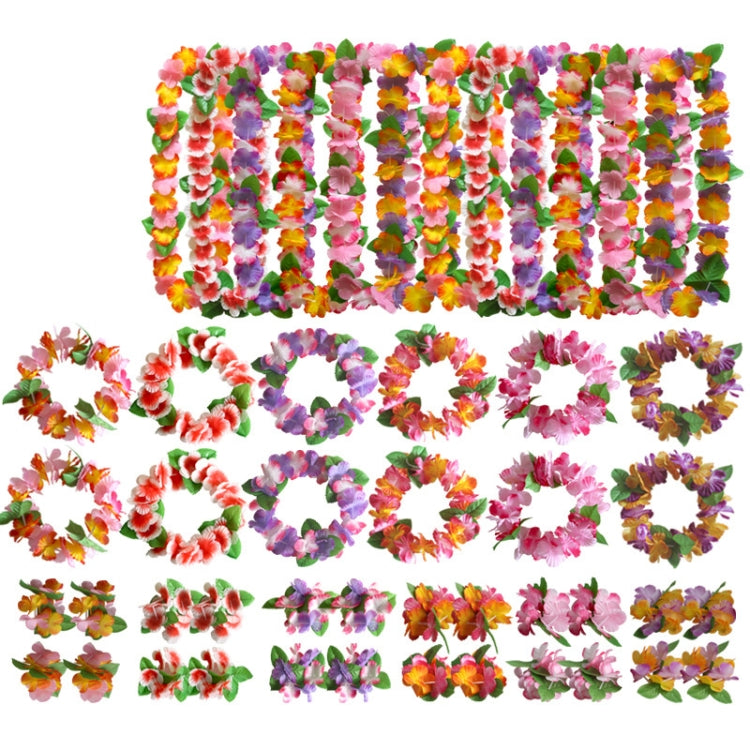 5 PCS CK-053 12-Color Petal Party Decoration Hawaiian Wreath