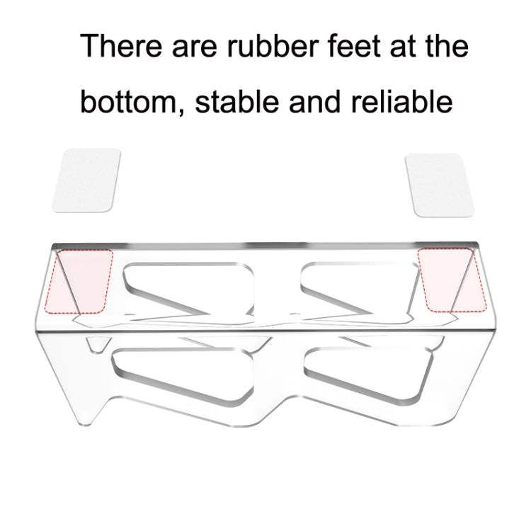 IPLAY HBX-433 Gamepad Transparent Desktop Display Stand For PS4 / PS5 / PS3 / Xbox / Switch