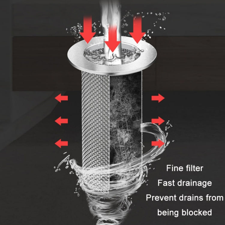 304 Stainless Steel Sewer Anti-Clogging Filter, Model: 42 Long