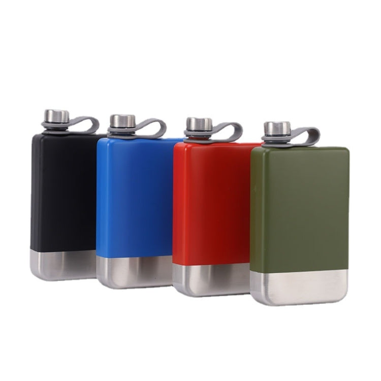 9oz Portable 304 Stainless Steel Flagon Whiskey Vodka Wine Pot Hip Flask
