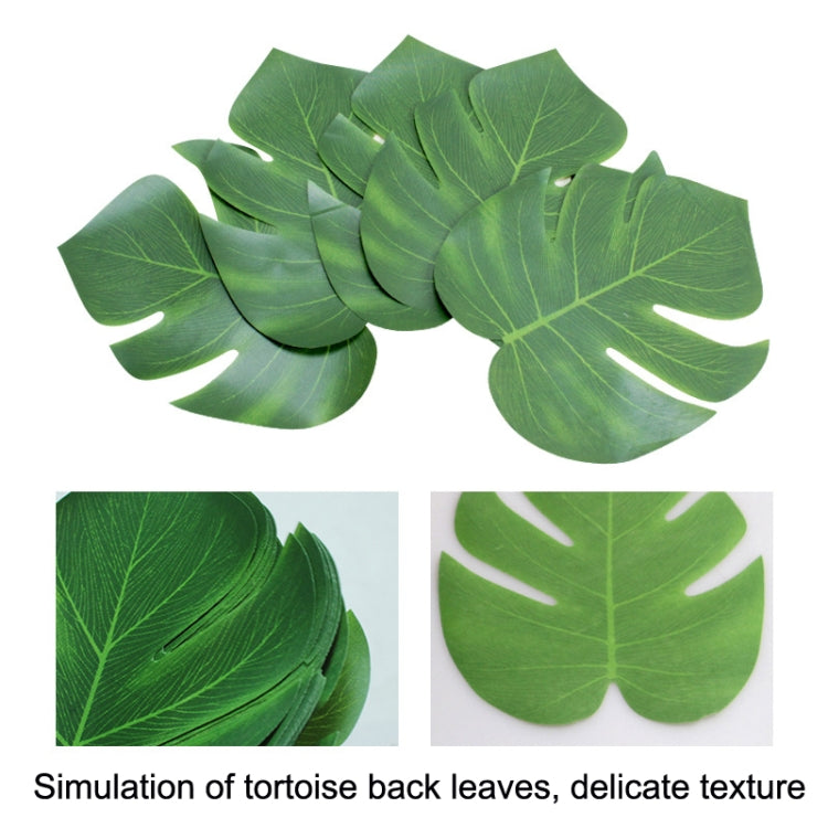 Hawaiian Tassel Table Skirt Simulation Turtle Leaf Festival Party Scene Table Arrangement Props