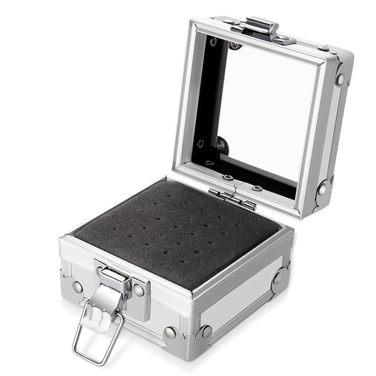 Nail Polishing Head 25 Holes Display Stand Dustproof Storage Box