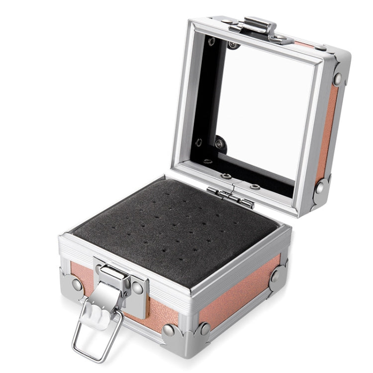 Nail Polishing Head 25 Holes Display Stand Dustproof Storage Box