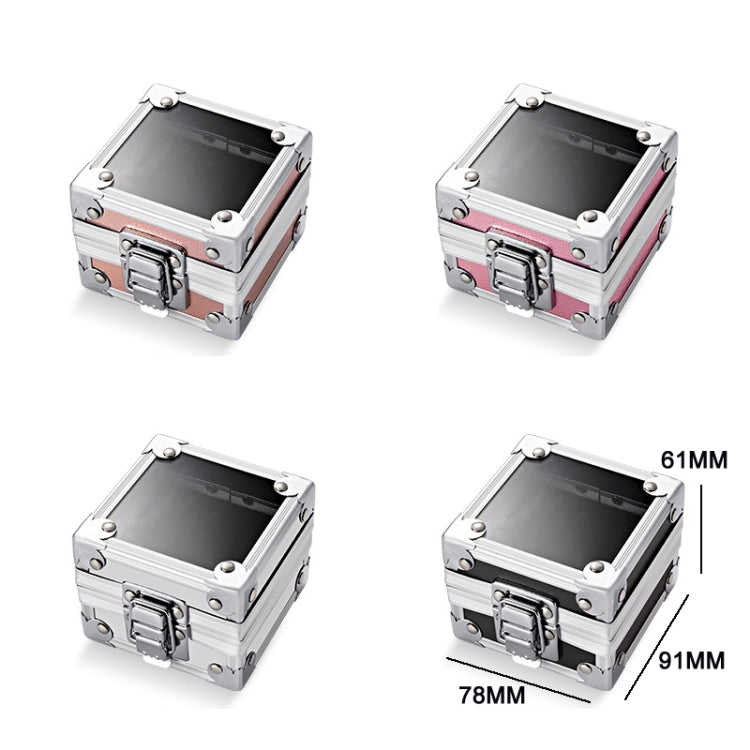 Nail Polishing Head 25 Holes Display Stand Dustproof Storage Box