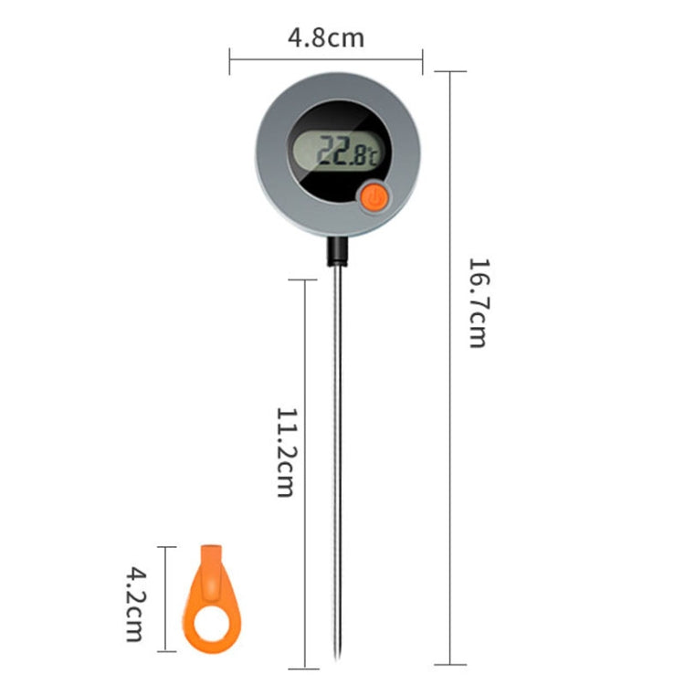 Coffee Electronic Thermometer Large Screen Digital Display Hangable Thermometer