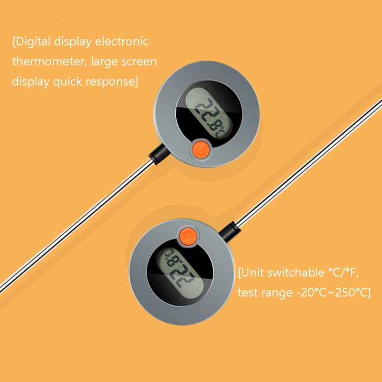 Coffee Electronic Thermometer Large Screen Digital Display Hangable Thermometer