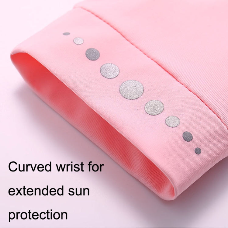 1 Pair XC-14 Riding Driving Sunscreen Anti-UV Fingerless Ice Silk Gloves, Style: