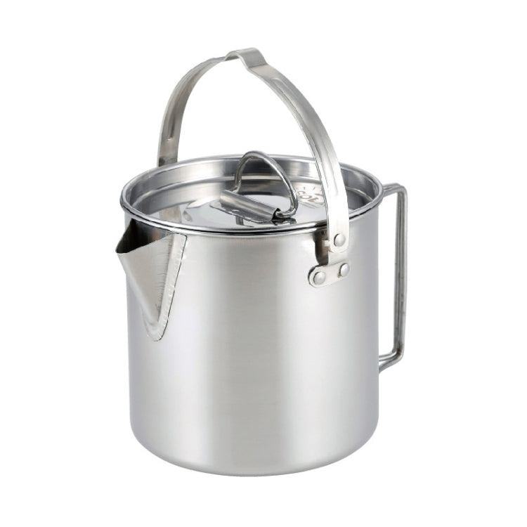 CW-307 Portable Stainless Steel Picnic Cooker Kettle Teapot Hanging Pot