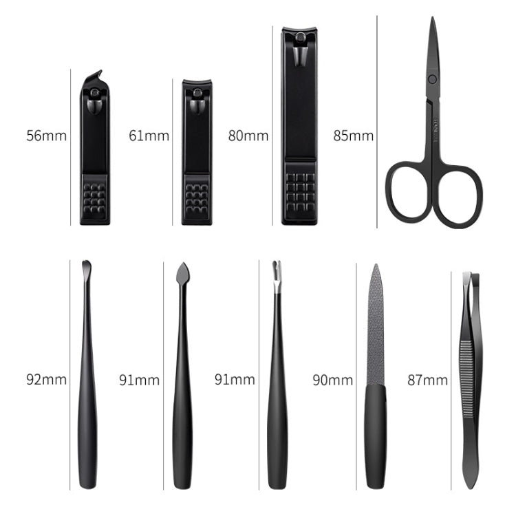 9 PCS/Set Stainless Steel Dead Skin Nail Trimming Set