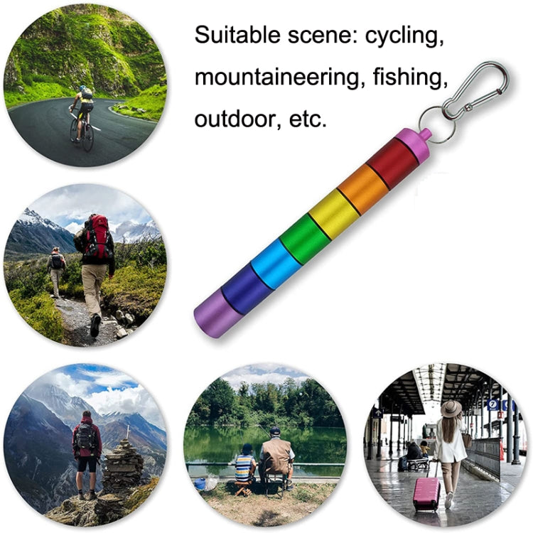 M003 Sealed Waterproof 7 Days Split Aluminum Alloy Metal Pill Box