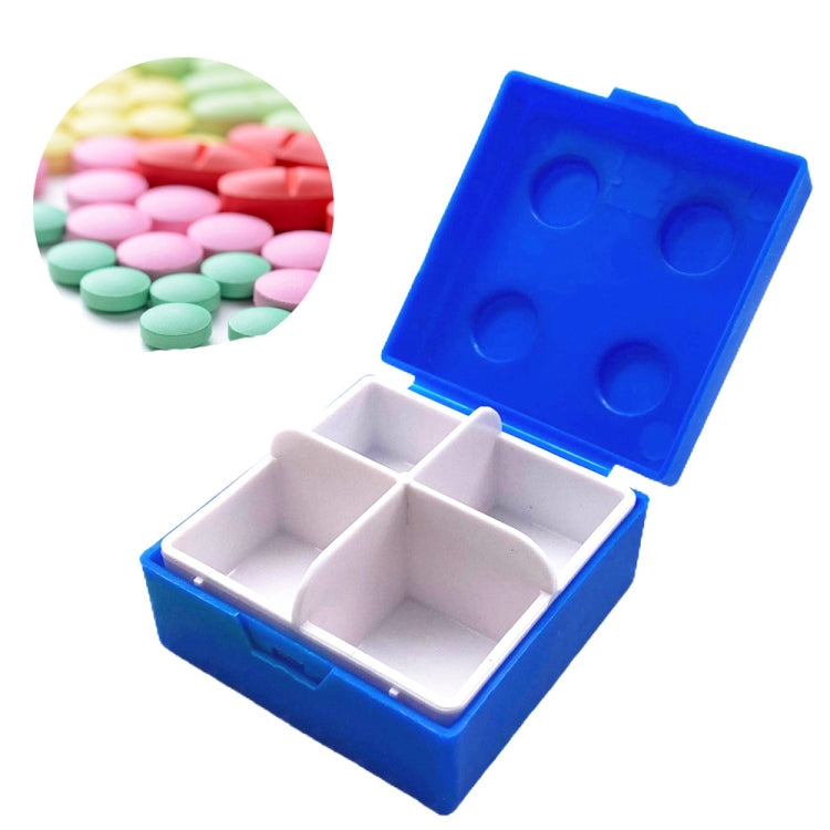 SD-J-406 28 Grids Portable Colorful Compartment Detachable Plastic Building Block Pill Box
