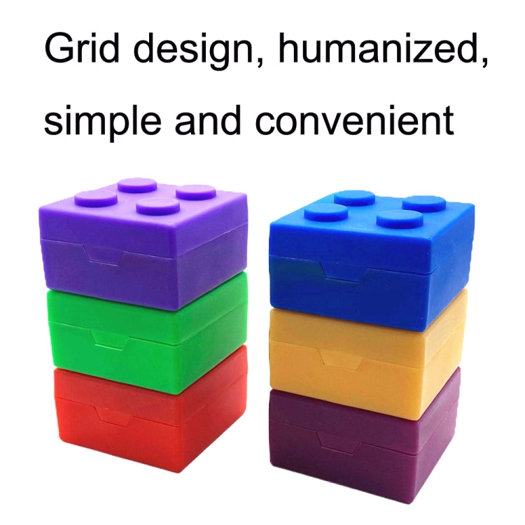 SD-J-406 28 Grids Portable Colorful Compartment Detachable Plastic Building Block Pill Box