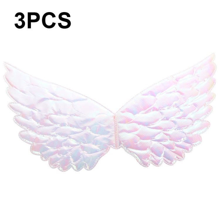 3 PCS Children Prom Dress Up Wings Elf Colorful Wings Party Costume Props