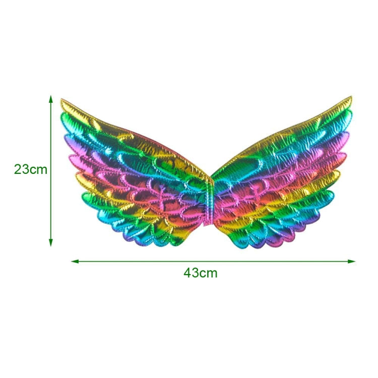 3 PCS Children Prom Dress Up Wings Elf Colorful Wings Party Costume Props