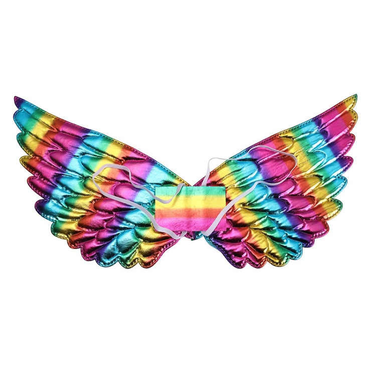 3 PCS Children Prom Dress Up Wings Elf Colorful Wings Party Costume Props