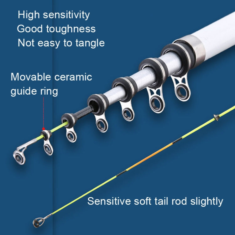 Soft Tailed Small Rod Retracting Short Raft Fishing Rod