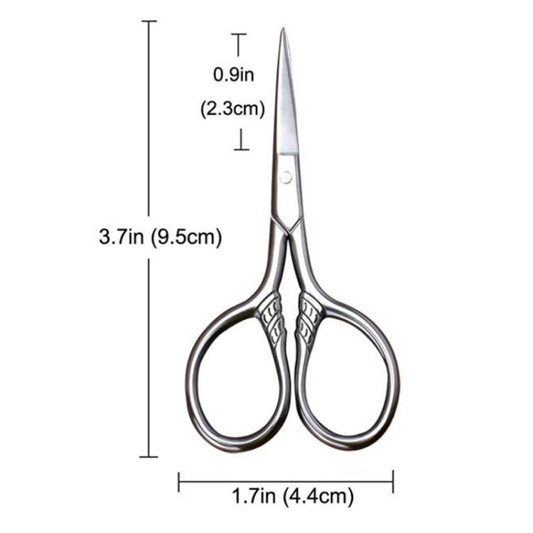 2 PCS Beard Scissors Cosmetic Small Scissors Makeup Small Tools