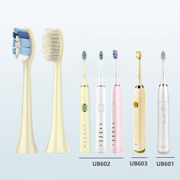 2 PCS Electric Toothbrush Head for Ulike UB602 UB603 UB601,Style: