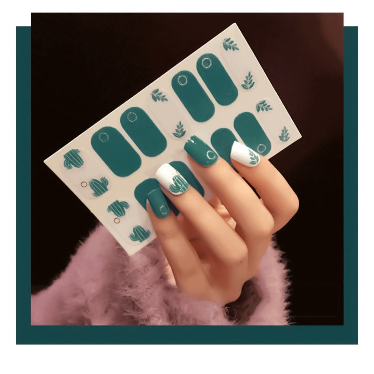 10 PCS 3D Hot Stamping Waterproof Nail Art Sticker