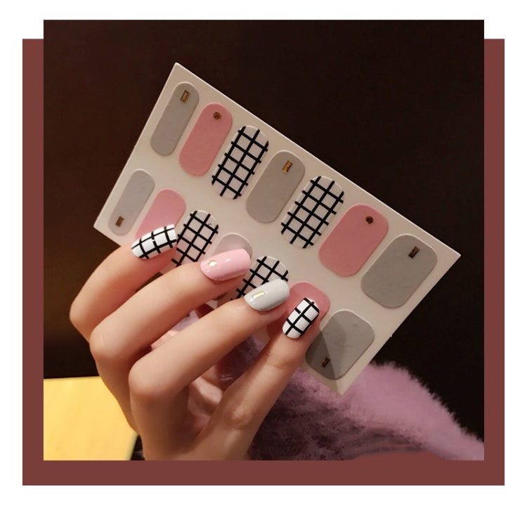 10 PCS 3D Hot Stamping Waterproof Nail Art Sticker