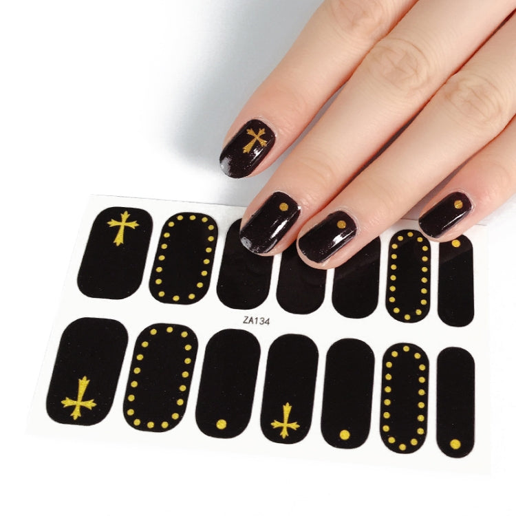 10 PCS 3D Hot Stamping Waterproof Nail Art Sticker