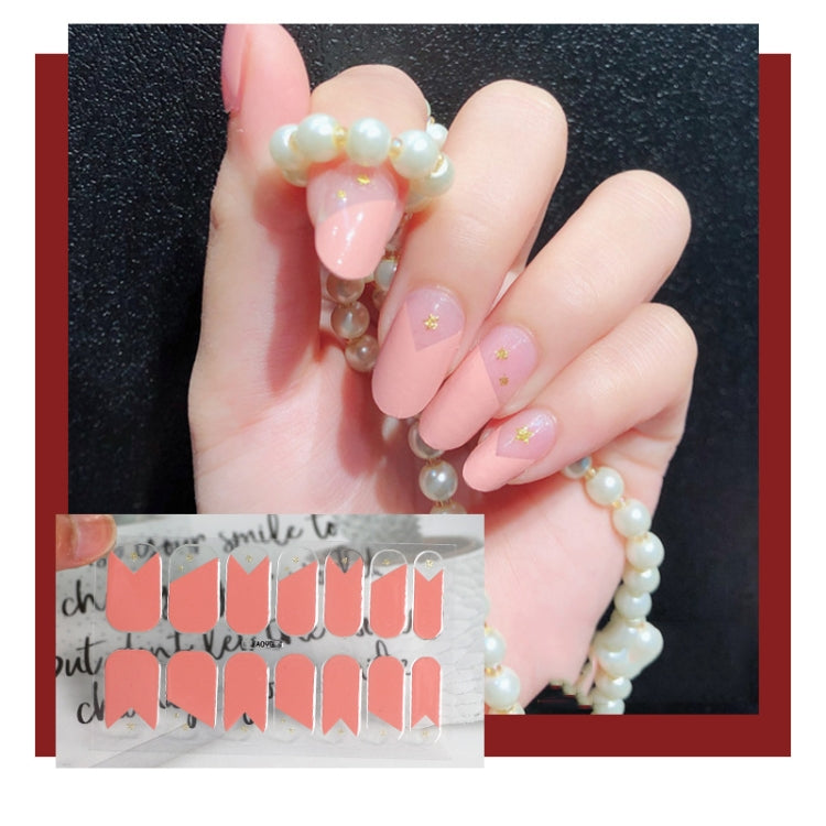 10 PCS 3D Hot Stamping Waterproof Nail Art Sticker