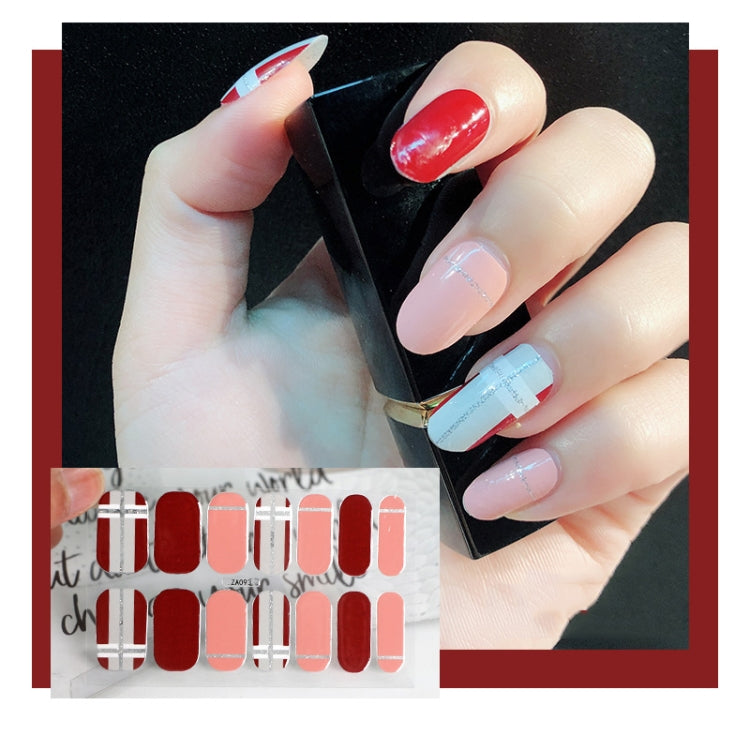 10 PCS 3D Hot Stamping Waterproof Nail Art Sticker