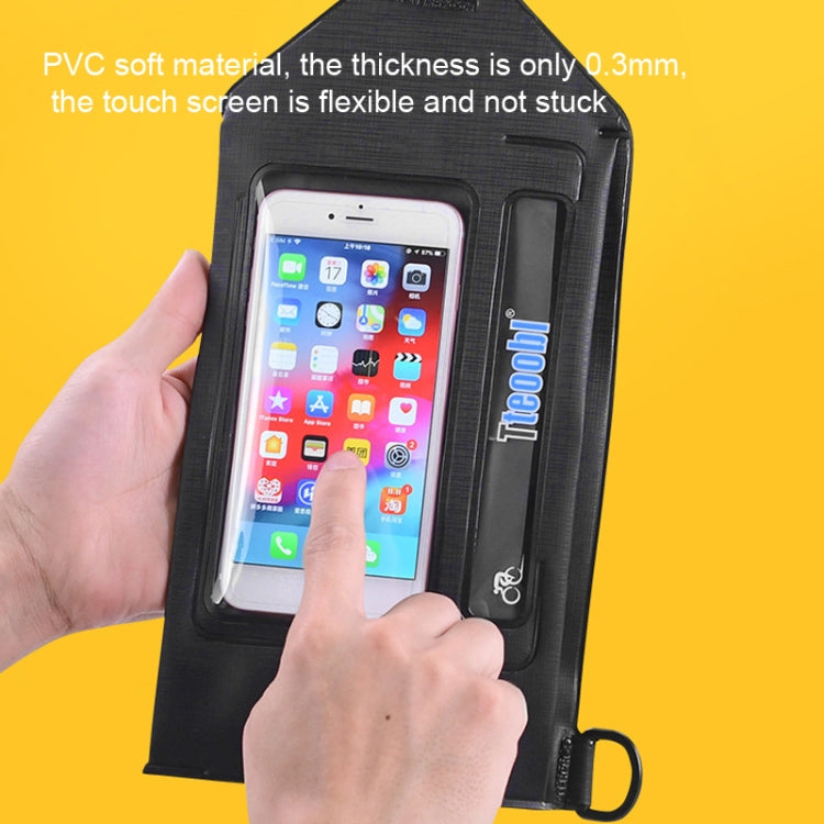 Tteoobl Swimming Waterproof Crossbody Phone Bag Touch Screen Chest Bag,Style: