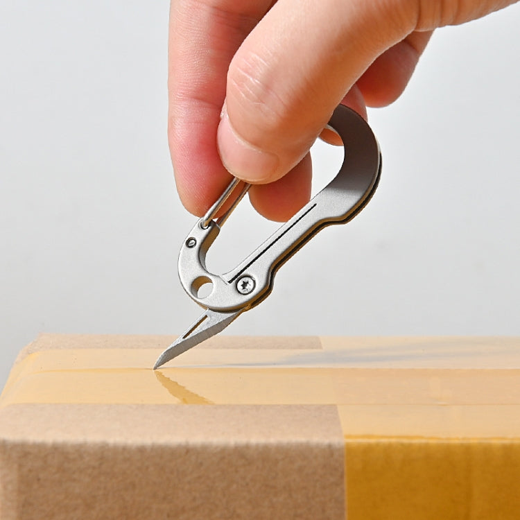 Titanium Alloy Keychain Small Knife Mini EDC Portable Unpacking Knife