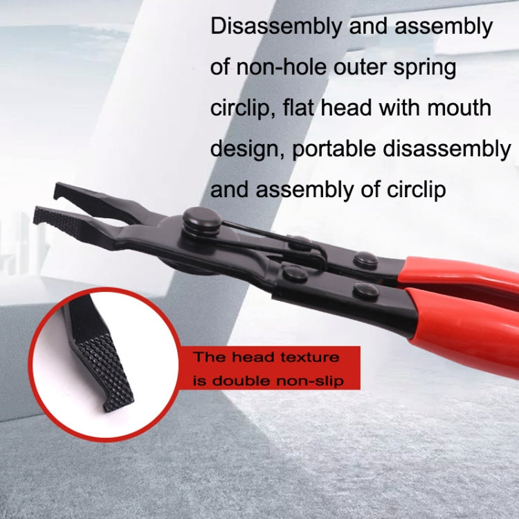 Reinforced Flat Circlip Pliers Flat-mouth Snap Ring Pliers