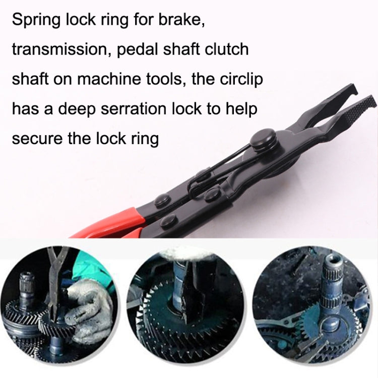 Reinforced Flat Circlip Pliers Flat-mouth Snap Ring Pliers