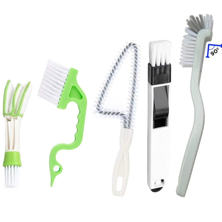 5PCS / Set Groove Cleaning Brush Multi-tool Household Door and Window Brush
