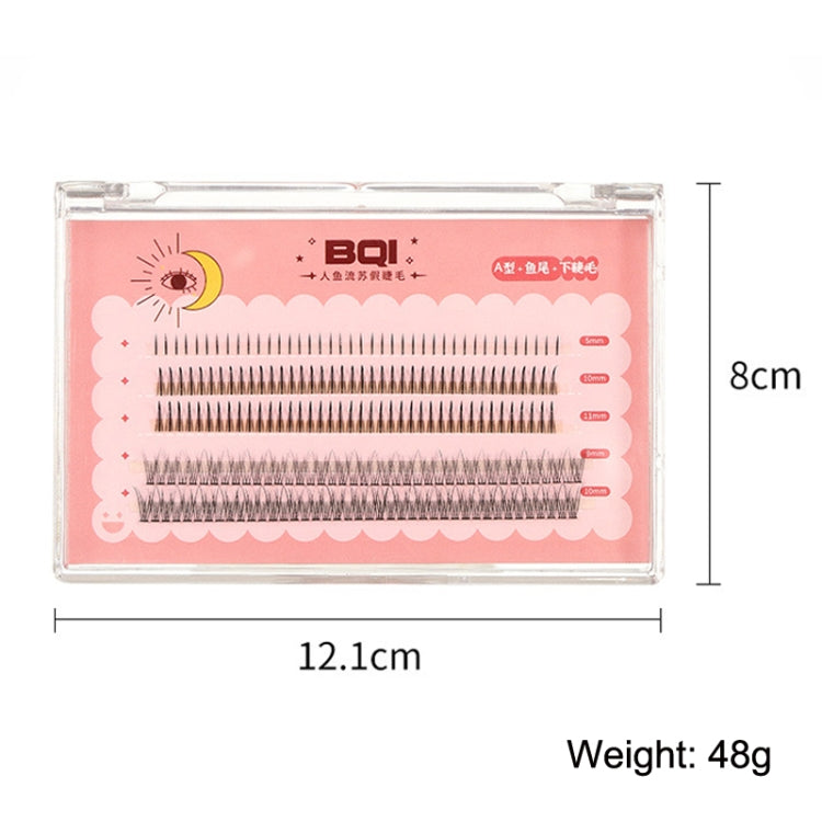 BQI B7229 Lightweight Natural Curling Three-dimensional Slim False Eyelashes, Style: