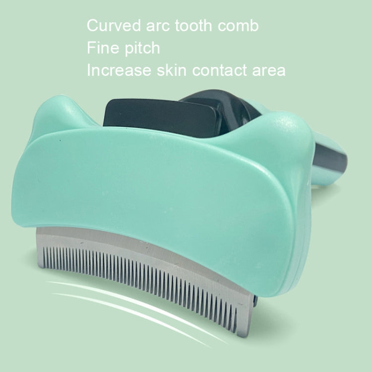 Pet Automatic Hair Removal Comb Curved Cat and Dog Open-knot Comb