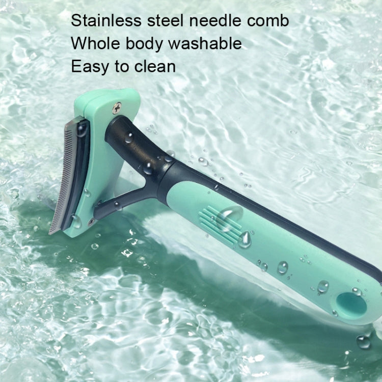 Pet Automatic Hair Removal Comb Curved Cat and Dog Open-knot Comb