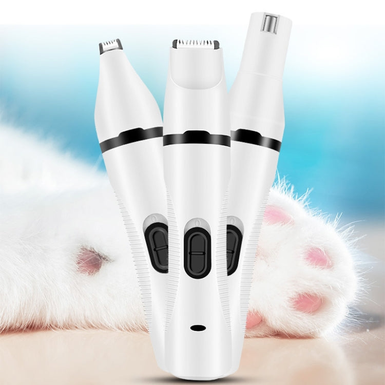 Pet USB Electric Shaver Dog Hair Trimming Nail Polisher