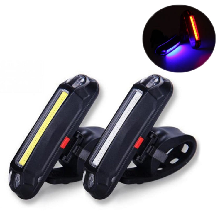 LED Rechargeable Bicycle Warning Strip Tail Light