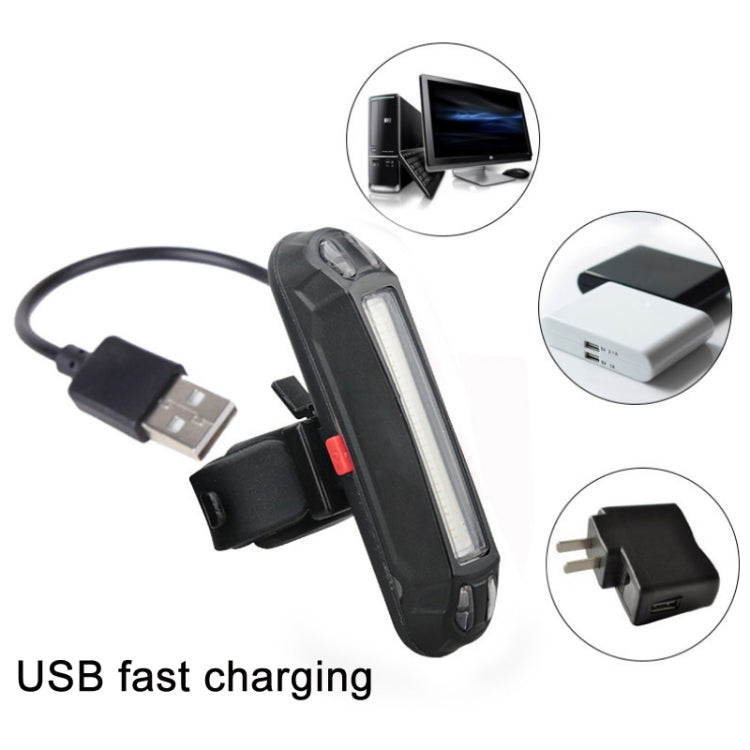 LED Rechargeable Bicycle Warning Strip Tail Light