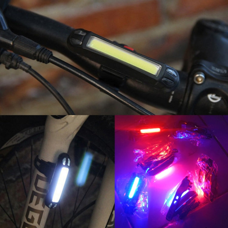 LED Rechargeable Bicycle Warning Strip Tail Light